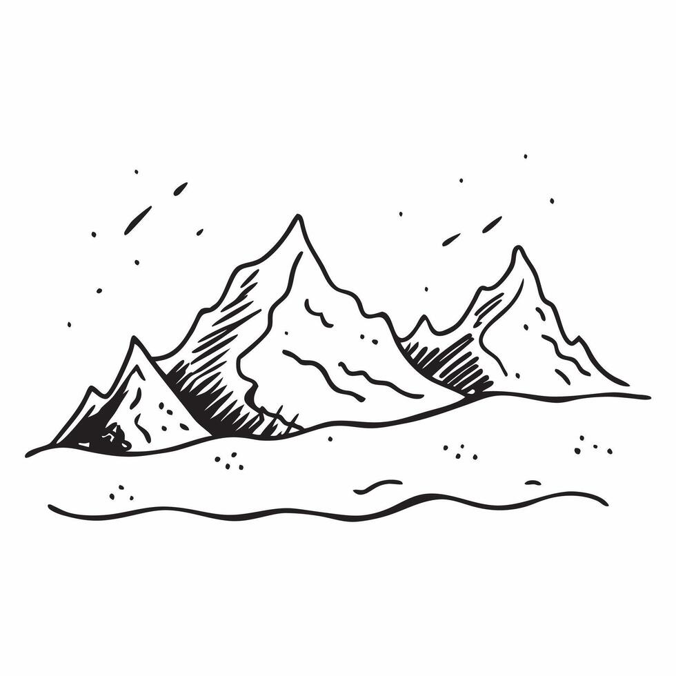 Snowy hills under a clear winter sky concept as Majestic snow covered hills against a clear blue winter sky offering a clean and awe inspiring background for business presentations Dynamics vector