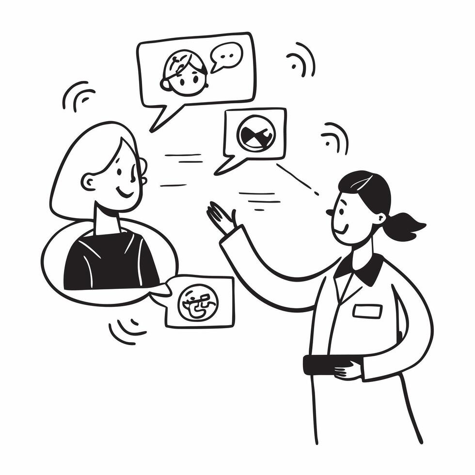 Social worker with support hotline concept as A social workers profile blended with a support hotline symbolizing help for those quitting smoking Ideal for charity and social work Dynamics vector