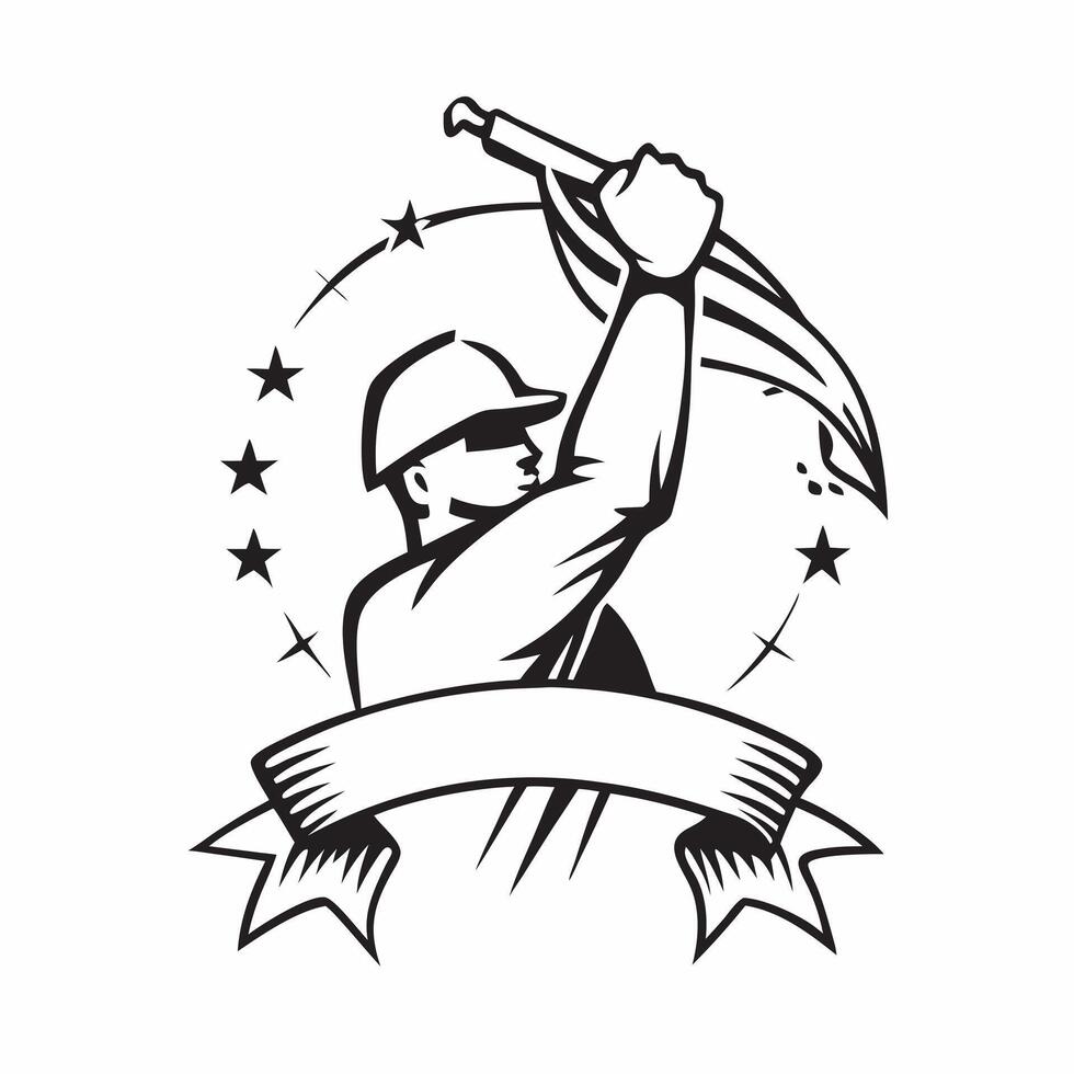 Soldiers silhouette with a flag concept as A soldiers silhouette blended with a flag representing the honor and duty of farewells in the military Ideal for military and remembranc Dynamics vector