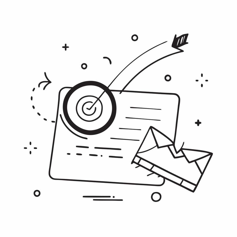 Target icon with copy space on a tech themed background concept as A image of a target icon with generous copy space on a tech themed background ideal for business goals and Dynamics vector