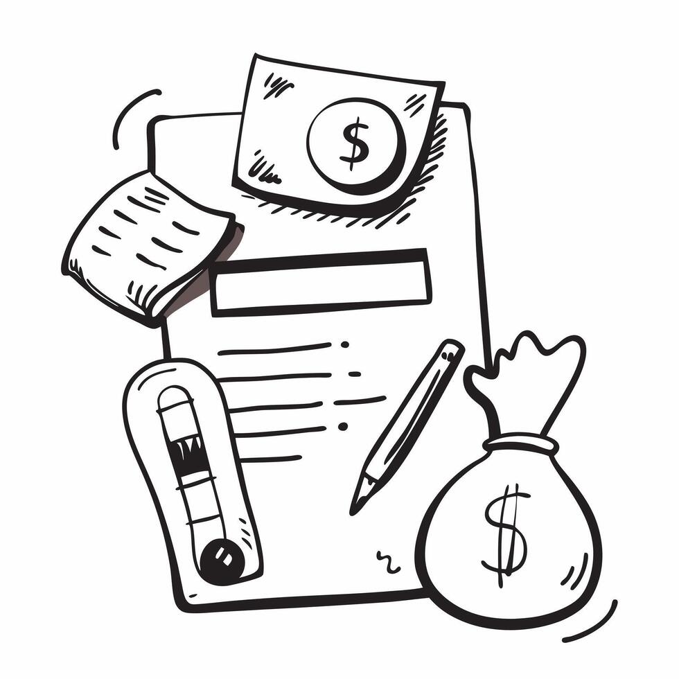 Tax exemption form and wealth management concept as A tax exemption form paired with a wealth management icon representing the benefits of tax exemptions in wealth management perfe Dynamics vector