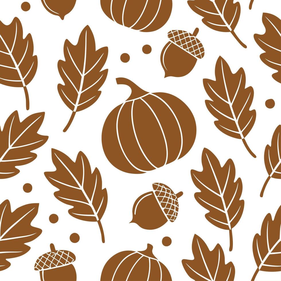 Thanksgiving leaves seamless pattern with rich autumn colors of red orange and yellow for a warm harvest inspired look concept as Warm Thanksgiving pattern with red orange and yell Dynamics Set 5 vector