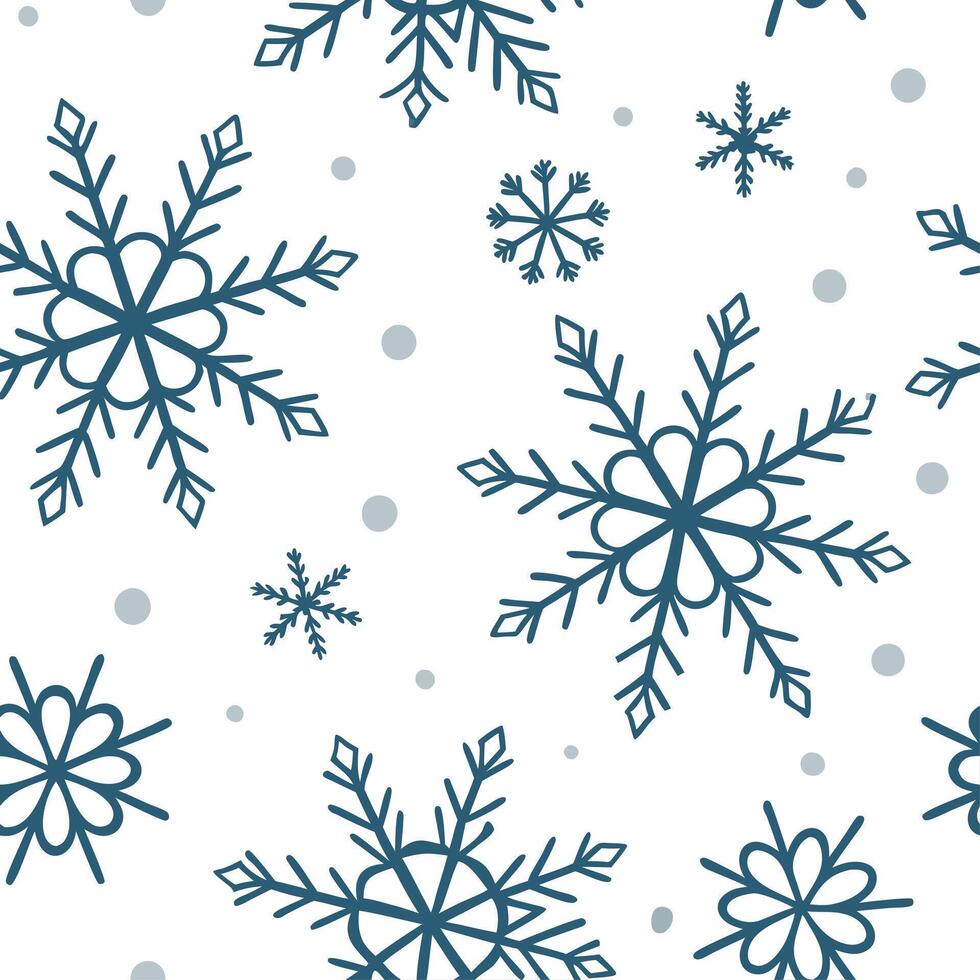 Winter whites seamless pattern with soft snowflakes frosty textures and cool tones for a minimalistic winter design concept as Minimalistic winter whites pattern with soft snowflak Dynamics vector