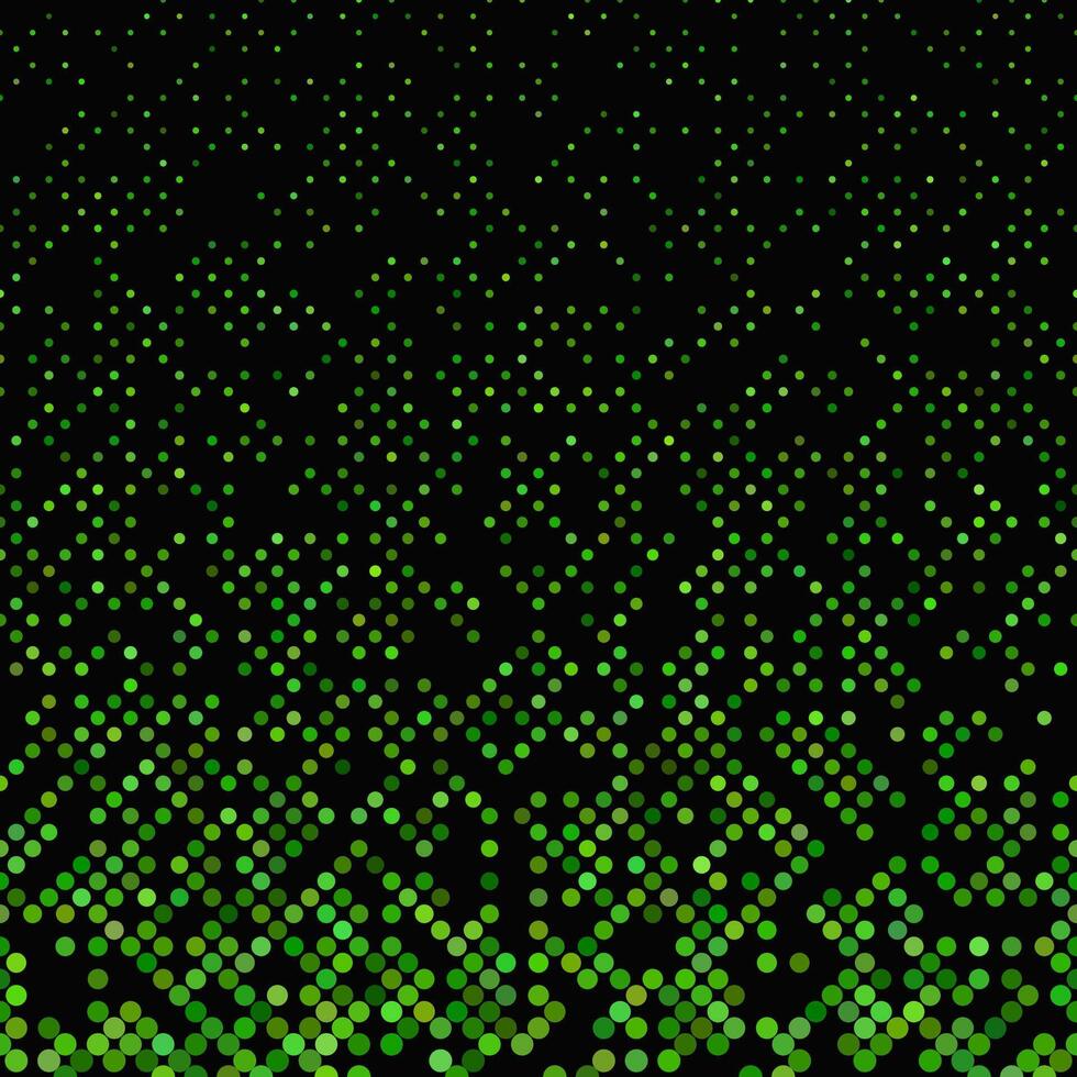 Green geometrical dot pattern background - graphic from small dots vector