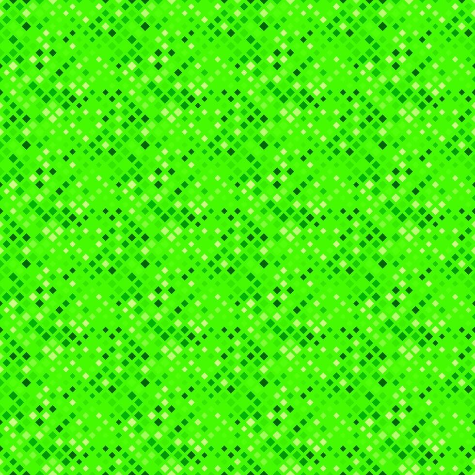 Seamless abstract green geometrical square pattern background design vector