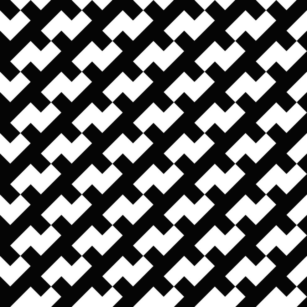 A black and white pattern with squares vector