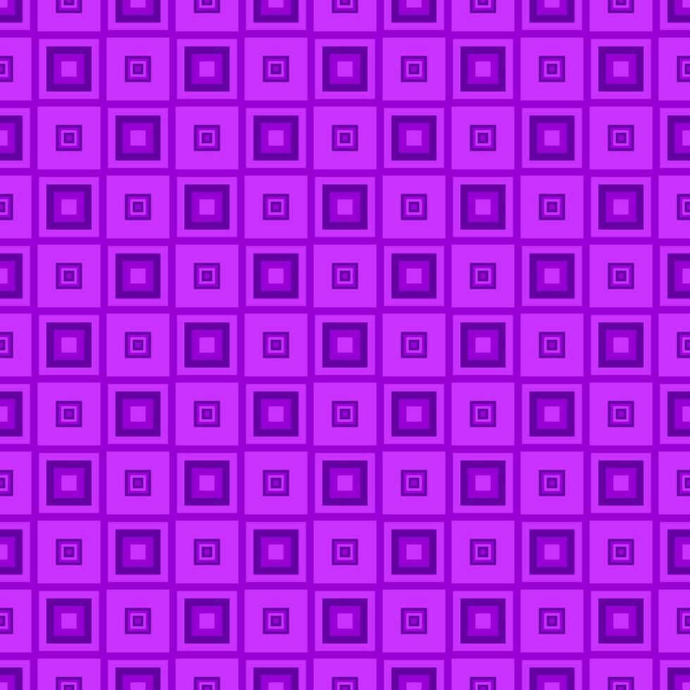 Abstract seamless purple square pattern background vector