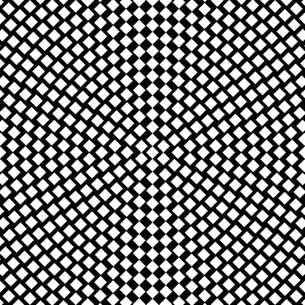 Halftone black and white abstract square pattern background vector