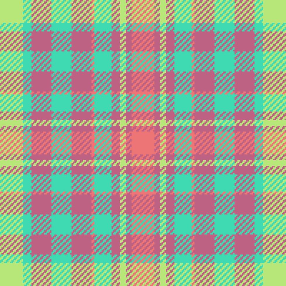 Vibrant pastel plaid pattern. Perfect for textile design, fashion, websites, and branding. This cheerful, repeating texture evokes feelings of spring and summer. vector