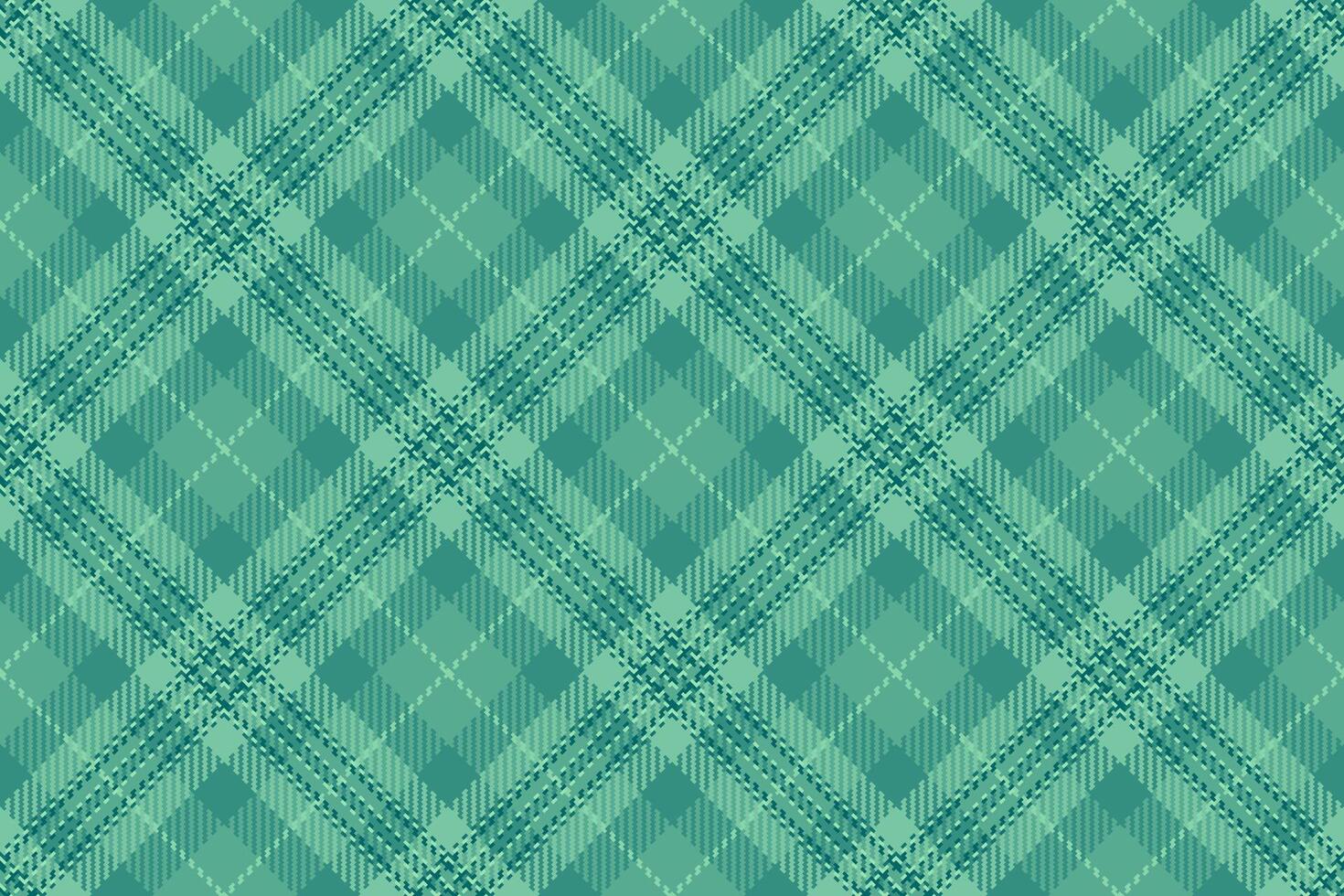 Elegant teal and green plaid pattern. Perfect for textile design, website backgrounds, or any project needing a sophisticated, textured feel. vector