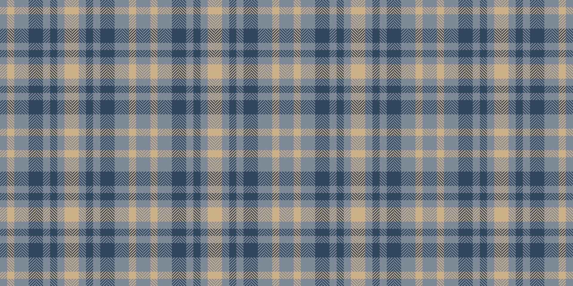 Subtle blue and beige plaid pattern. Perfect for textile design, website backgrounds, or apparel. Elegant and versatile, this seamless texture offers a touch of classic style. vector