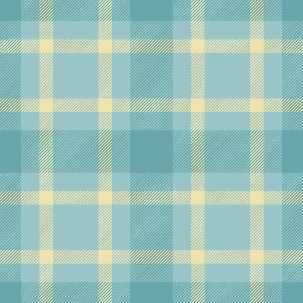 Elegant pastel blue and cream plaid pattern. Perfect for textile designs, website backgrounds, or packaging. Subtle texture adds visual interest. vector