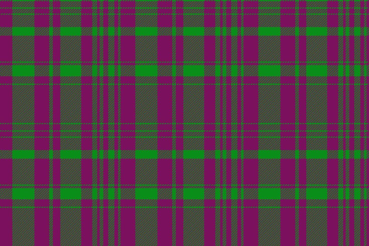 Vibrant purple and green plaid pattern. Perfect for textile design, fashion, website backgrounds, or any project needing a bold, textured feel. vector