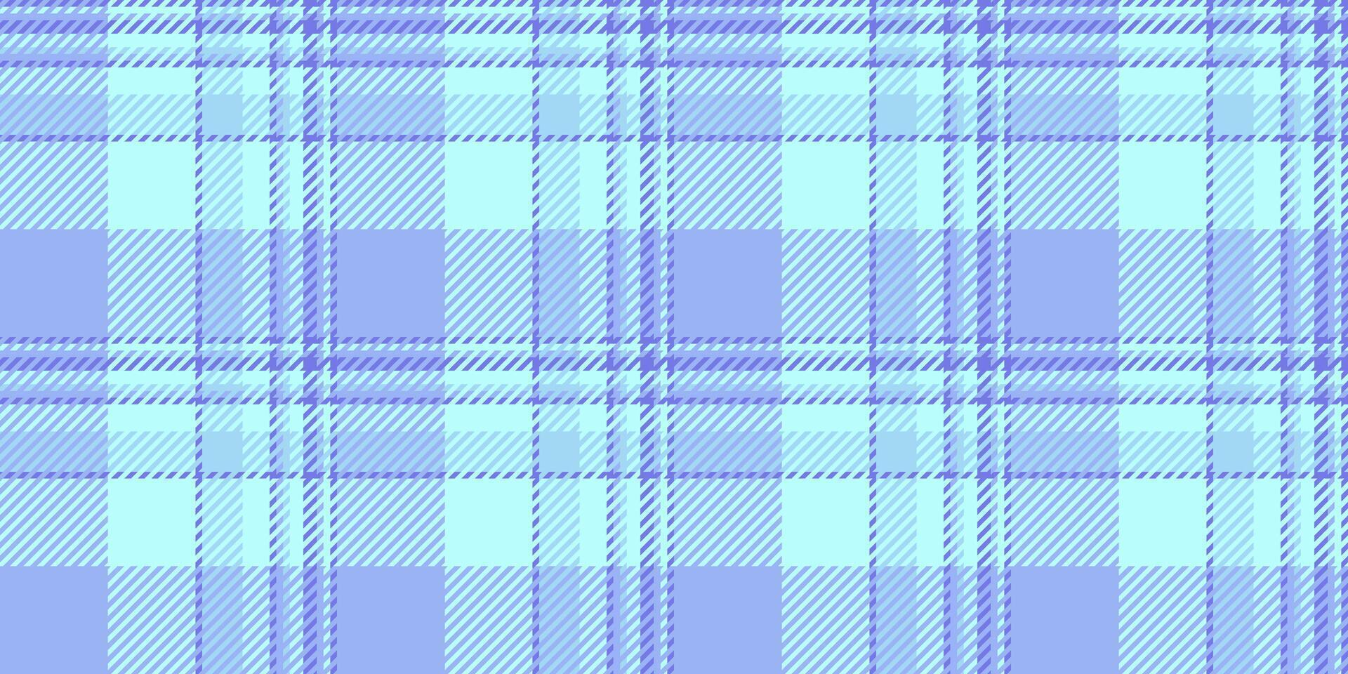 Serene pastel blue and purple plaid pattern. Perfect for textile design, website backgrounds, or crafting projects. Evokes feelings of calmness and tranquility. vector