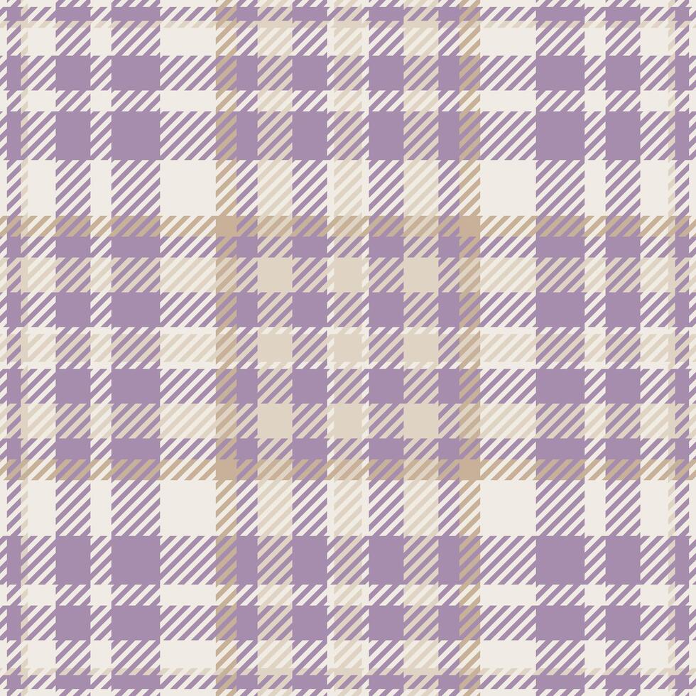Italian textile pattern check, pretty background tartan. Single seamless fabric texture plaid in pastel and white colors. vector