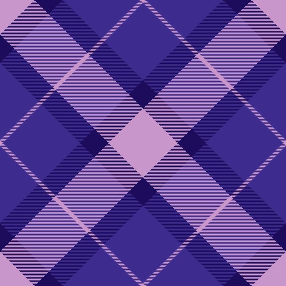 Elegant purple and lilac plaid pattern. Perfect for textile design, fashion, or website backgrounds. Subtle texture adds sophistication. This versatile design evokes feelings of calm and style. vector