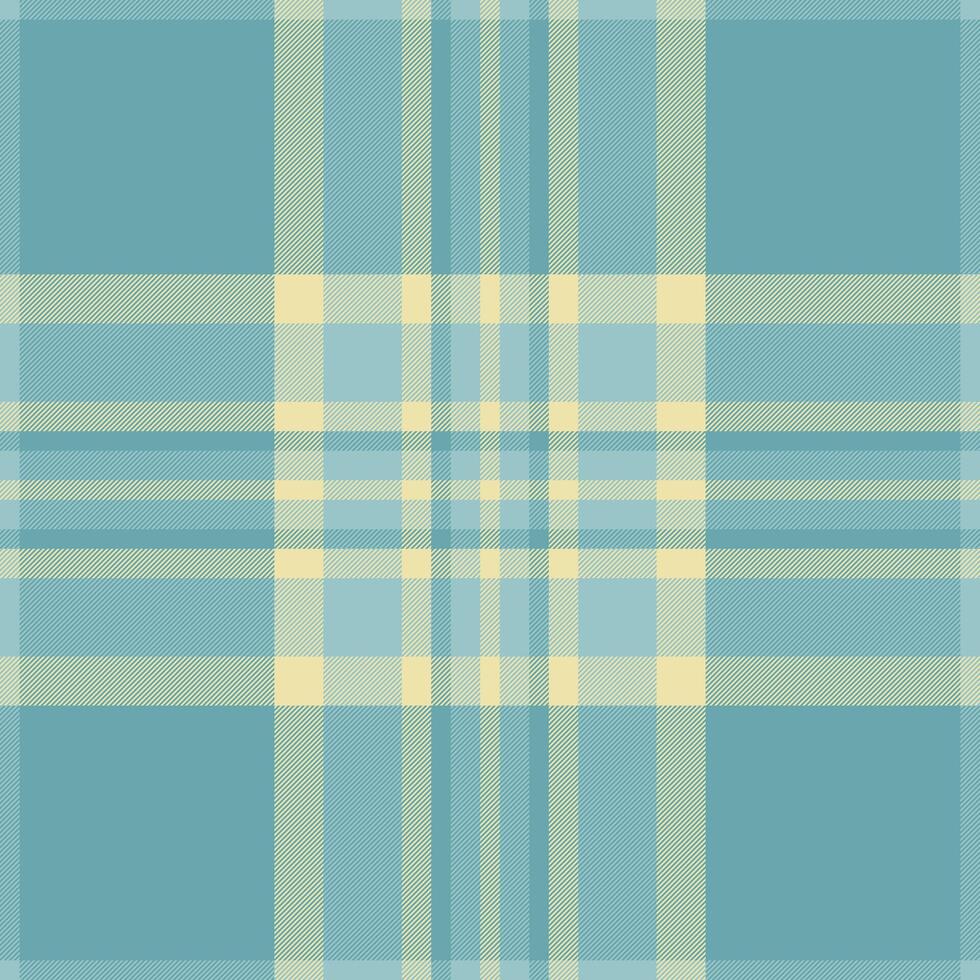 Occupation fabric tartan background, poncho seamless texture plaid. National check pattern textile in cyan and pastel colors. vector