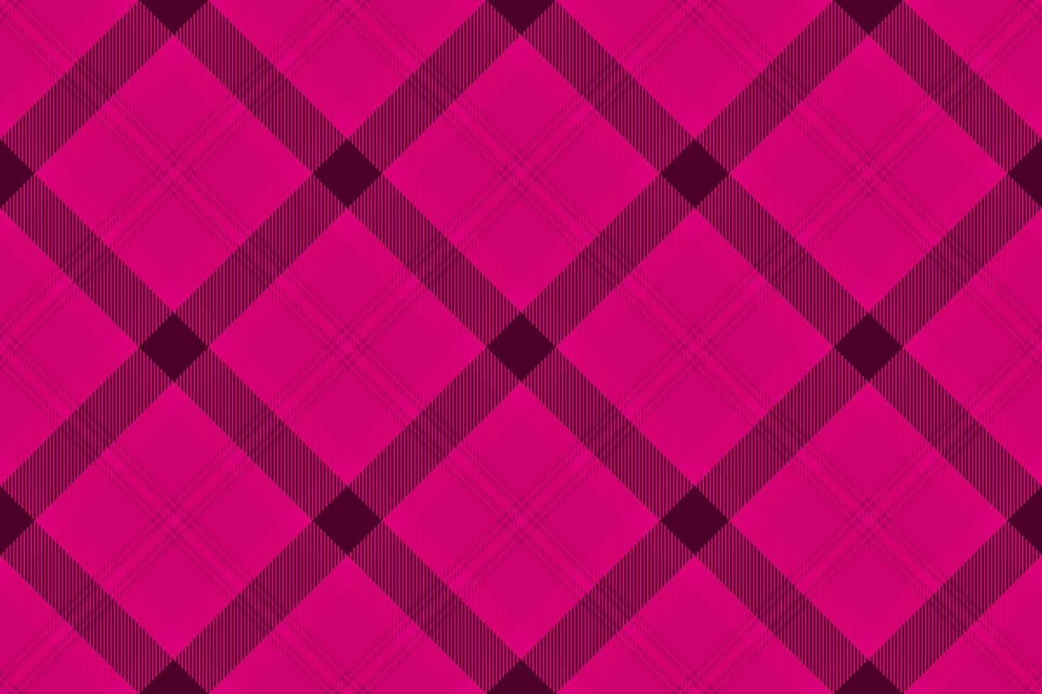 Pure pattern background seamless, marketing check plaid textile. Thin tartan texture fabric in pink color. vector