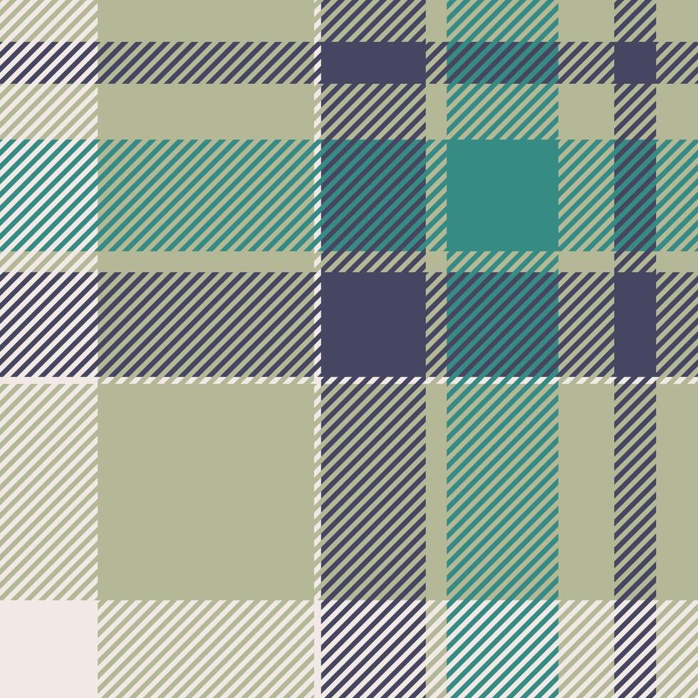 Decoration fabric background pattern, everyday seamless check textile. Winter texture tartan plaid in pastel and white colors. vector