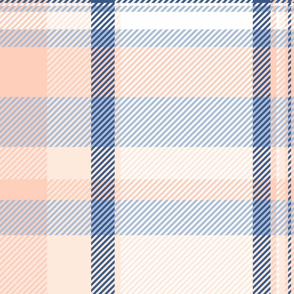 Scratched plaid check tartan, throw textile background . Softness fabric pattern seamless texture in light and white colors. vector