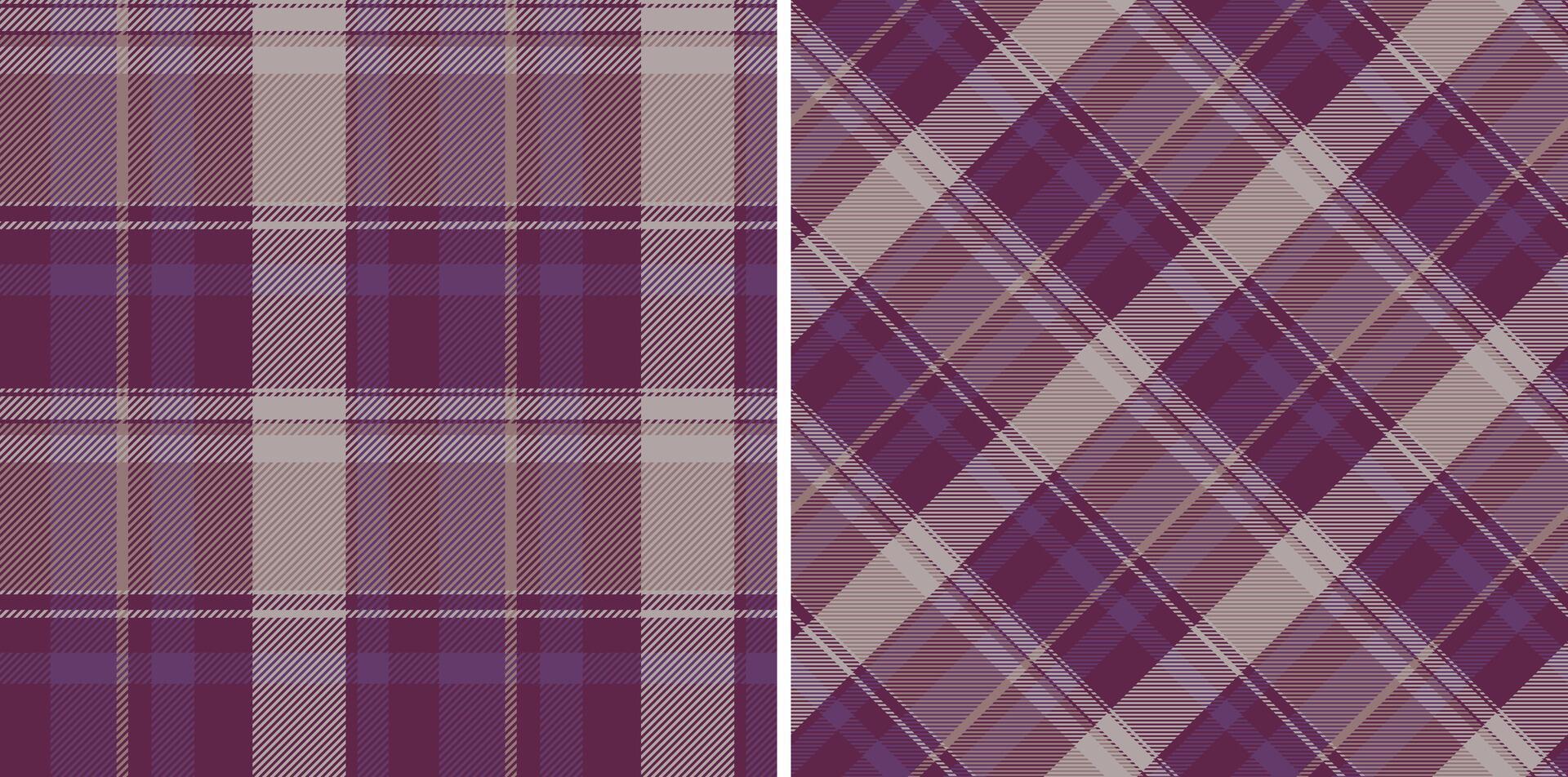Seamless texture plaid of pattern tartan textile with a fabric check background. Set in night colors for colorful fashion choices in vibrant look. vector