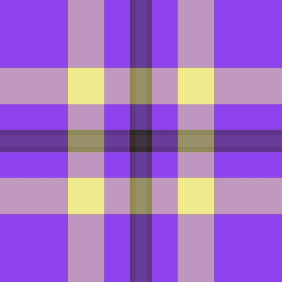 Dining tartan fabric background, knit texture seamless textile. Mexico check plaid pattern in violet and pastel colors. vector