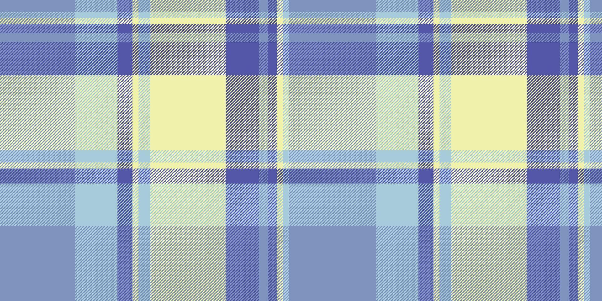 Carnival check pattern, woven texture fabric seamless. Illustration tartan plaid textile background in blue and light colors. vector