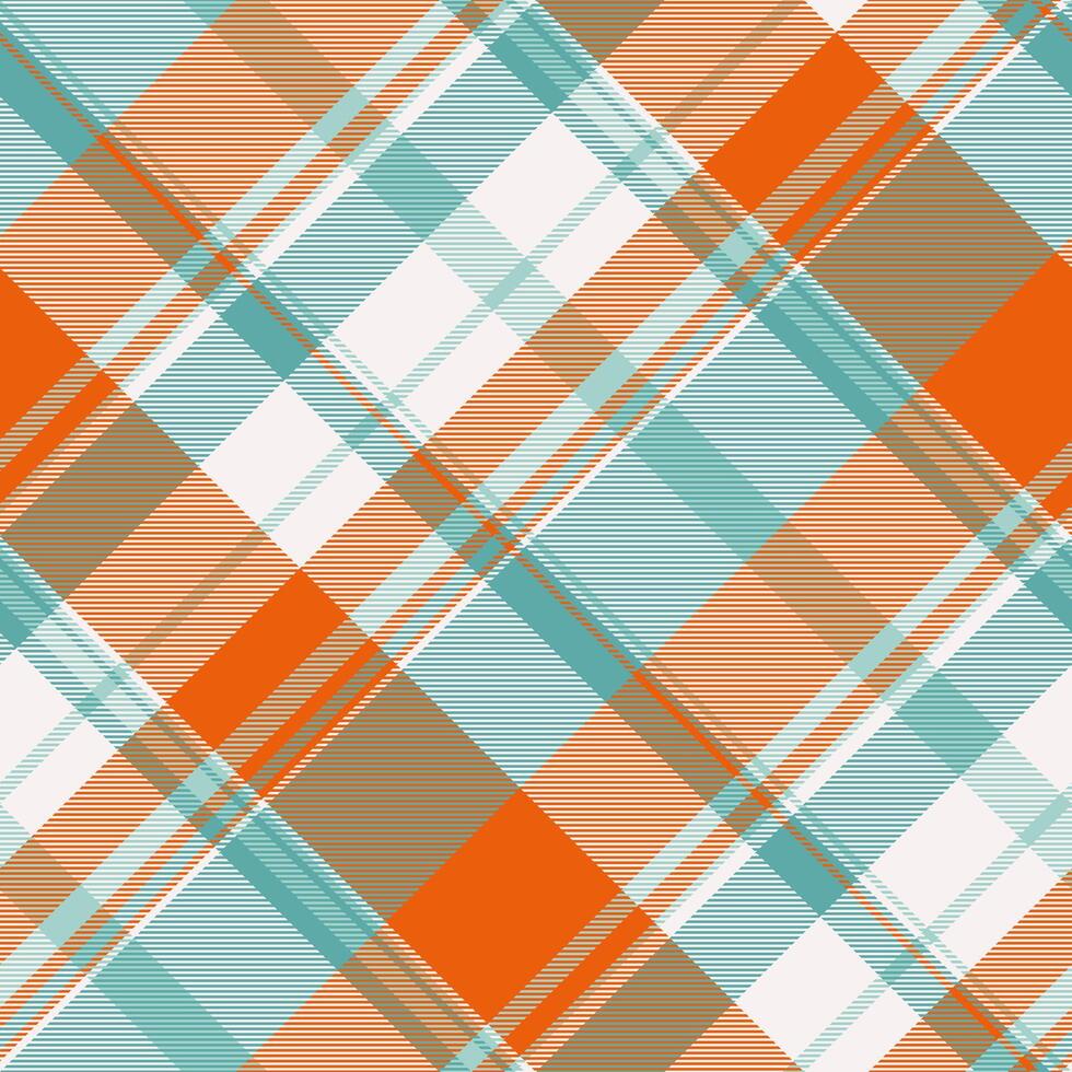 Tablecloth check texture , magazine pattern tartan textile. Mature background seamless plaid fabric in white and bright colors. vector
