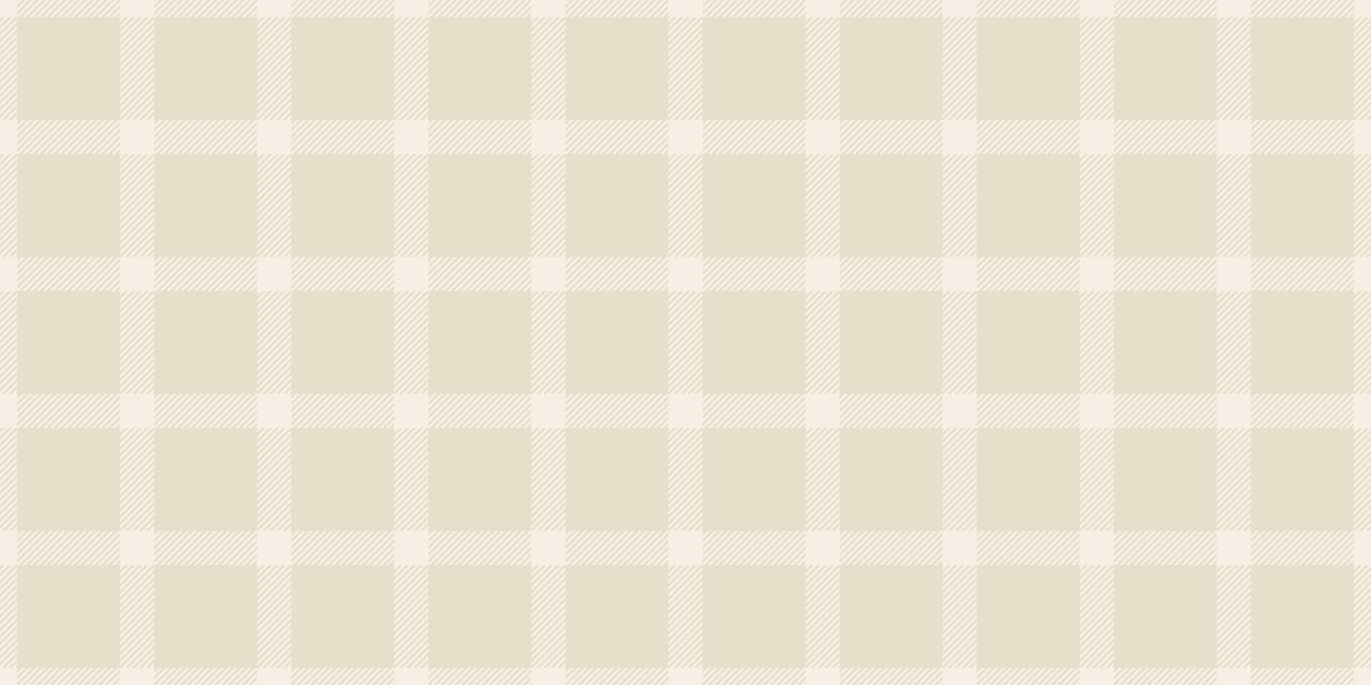 Subtle beige and white gingham check pattern. Perfect for backgrounds, textiles, website design, and packaging. Clean, minimalist aesthetic with a touch of rustic charm. vector