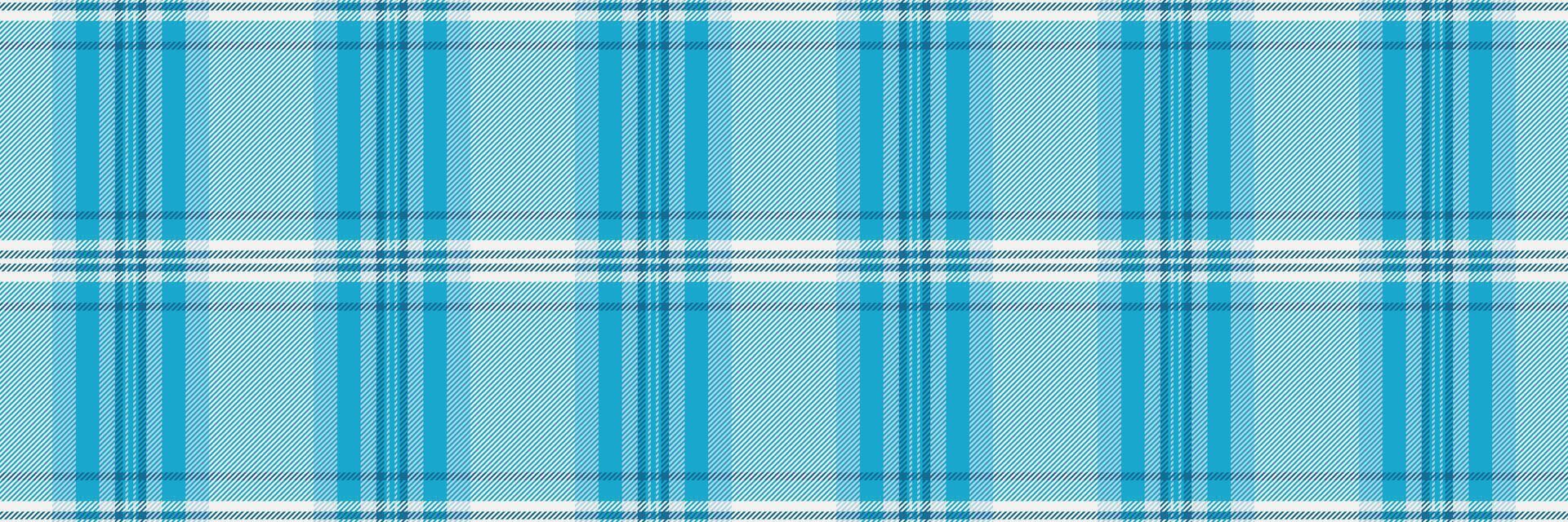 Crisp, clean light blue and teal plaid pattern. Perfect for website backgrounds, textile designs, or crafting projects. Seamless repeat design offers versatility for various applications. vector