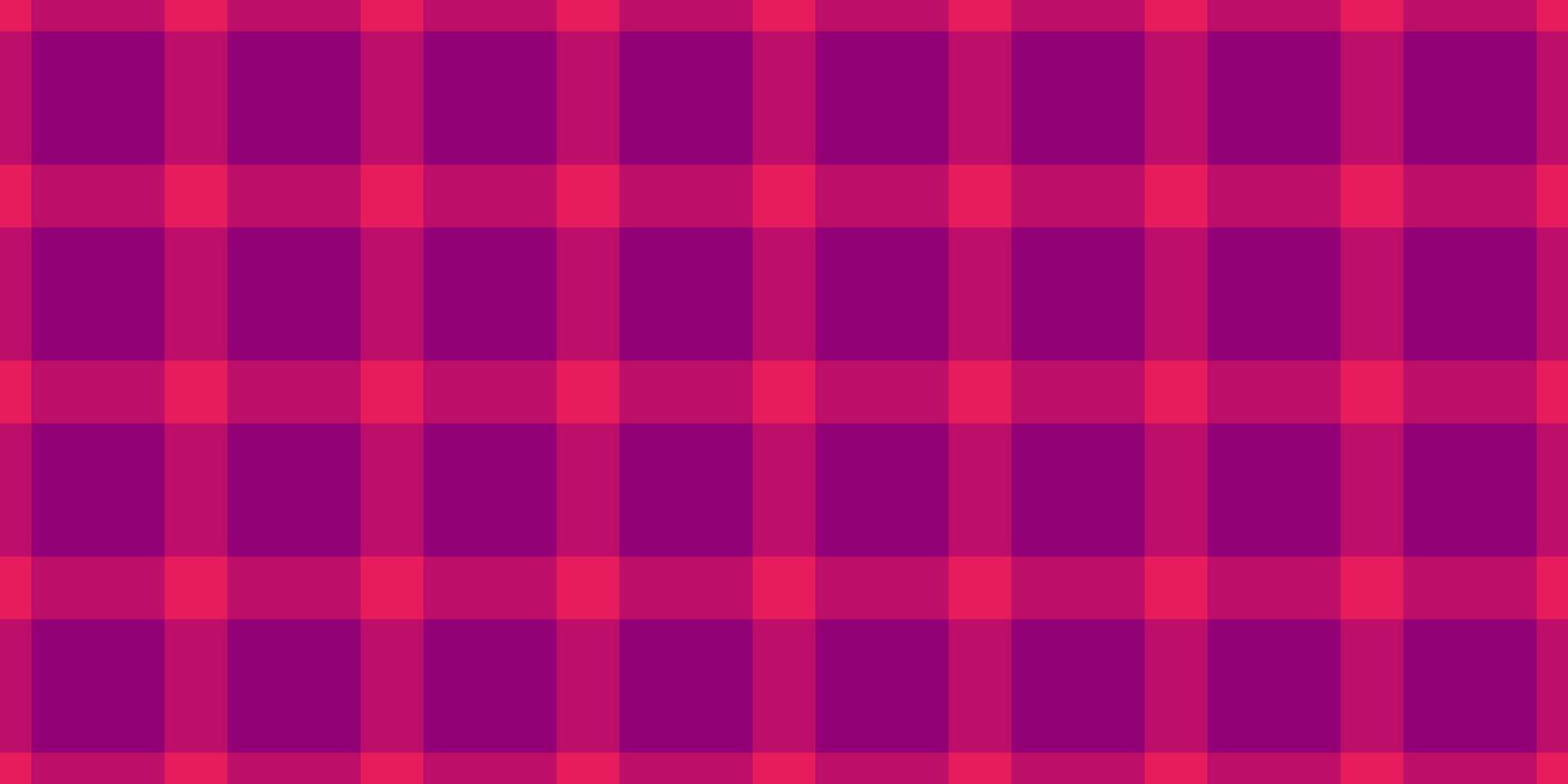Outline fabric tartan pattern, tape plaid textile background. Asymmetric seamless texture check in pink and red colors. vector