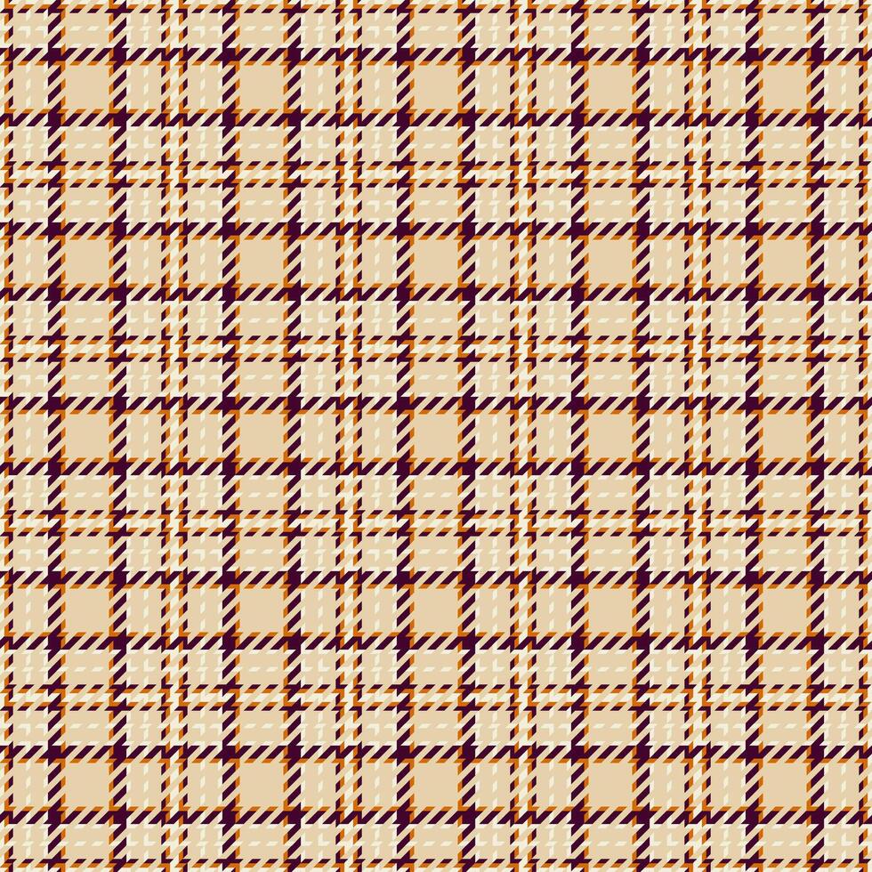 Stylish autumnal houndstooth check pattern. Perfect for textile design, fashion, website backgrounds, or seasonal branding. Earthy tones and geometric design offer a sophisticated aesthetic. vector