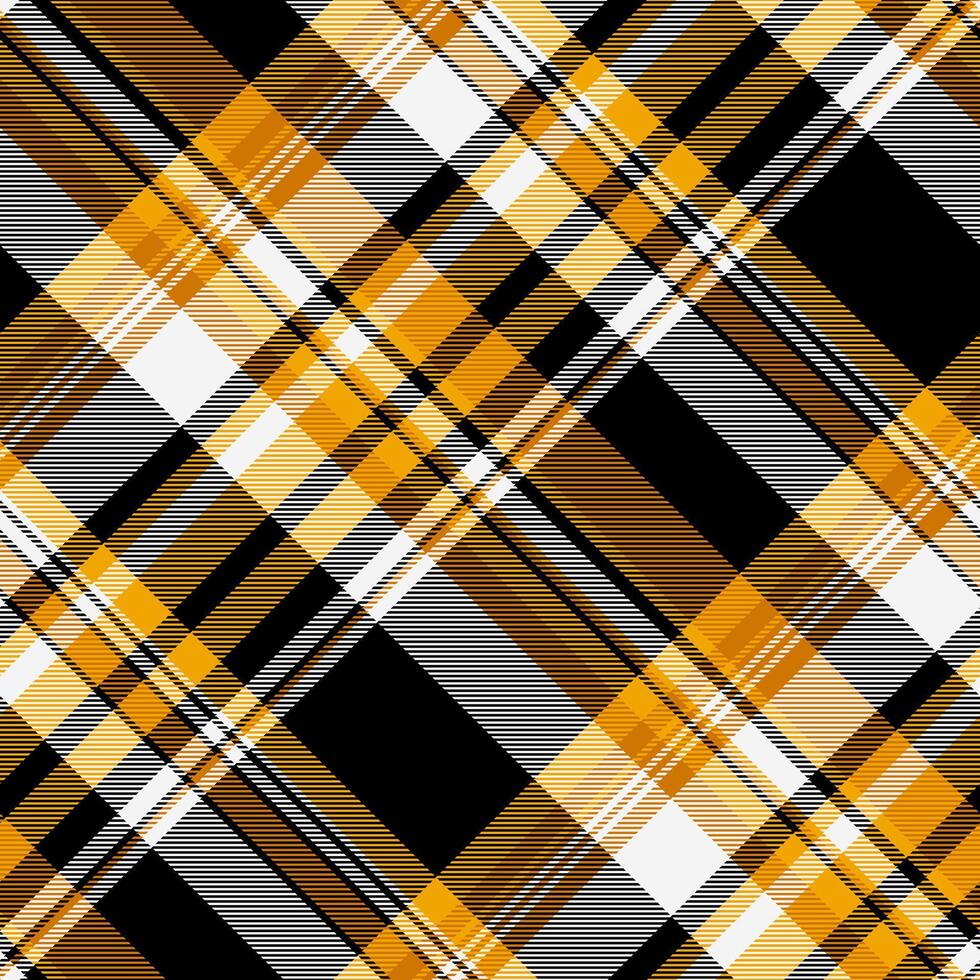 Event background fabric , classy pattern texture seamless. Cute check plaid tartan textile in black and white colors. vector
