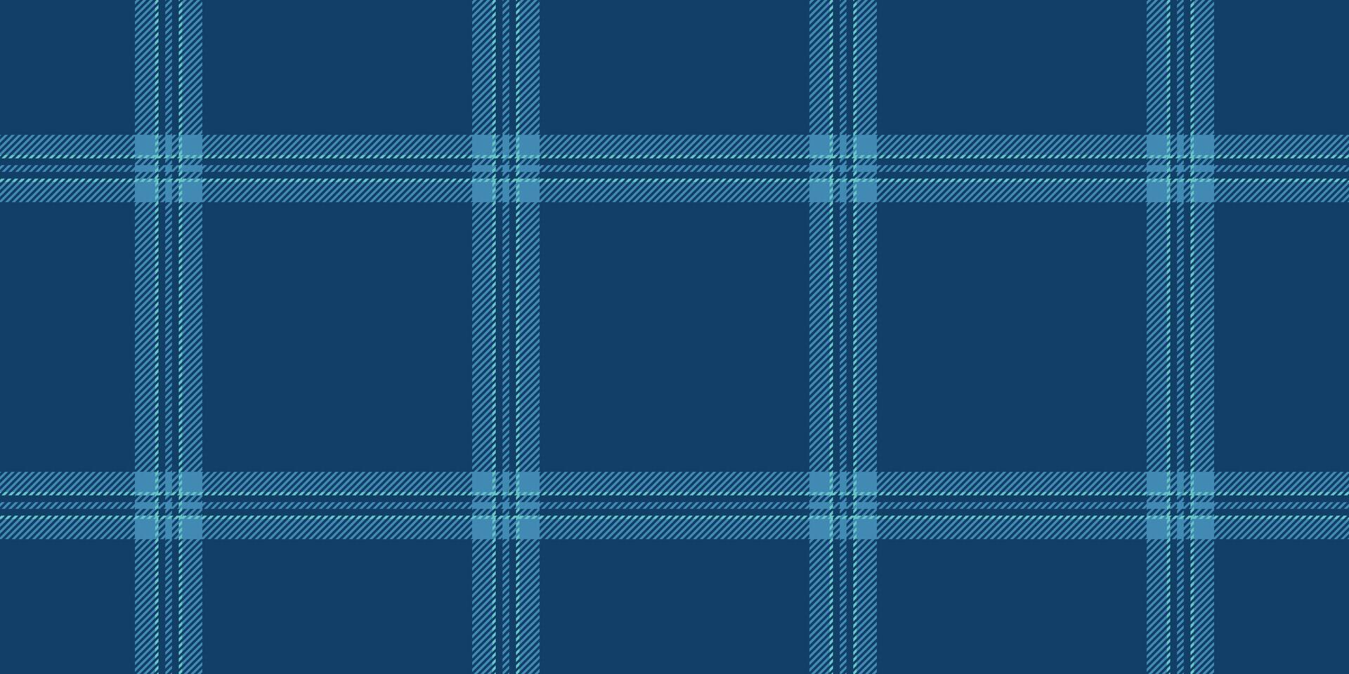 Elegant navy blue and teal plaid pattern. Perfect for textile design, website backgrounds, or stationery. Clean, simple, and versatile design. vector