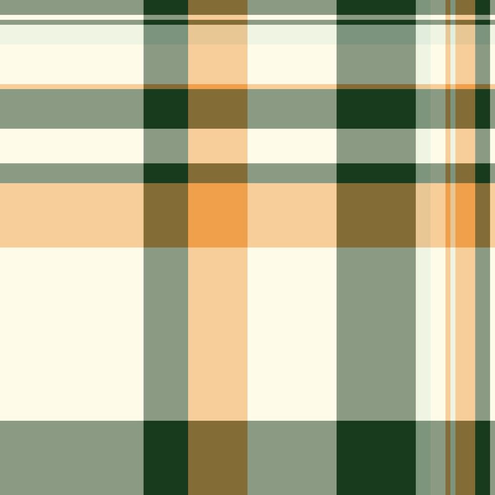 20s check texture background, pixel pattern fabric tartan. Product seamless plaid textile in pastel and orange colors. vector