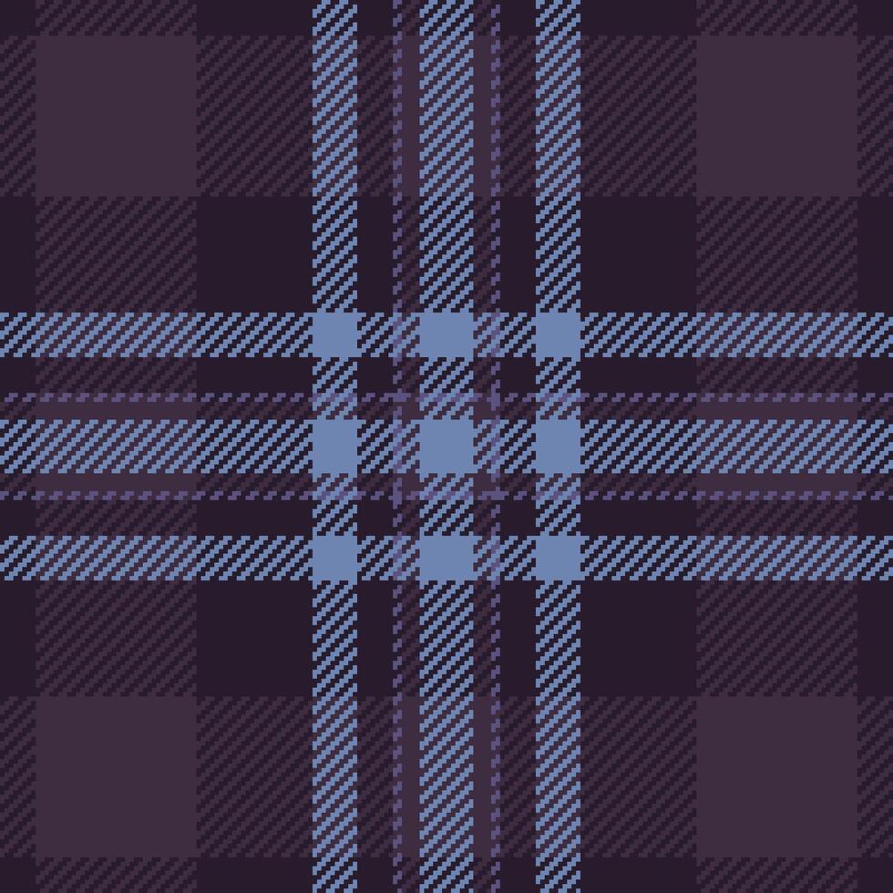 Elegant purple and blue plaid pattern. Perfect for textile design, apparel, websites, or as a stylish background. This seamless texture evokes feelings of sophistication and warmth. vector