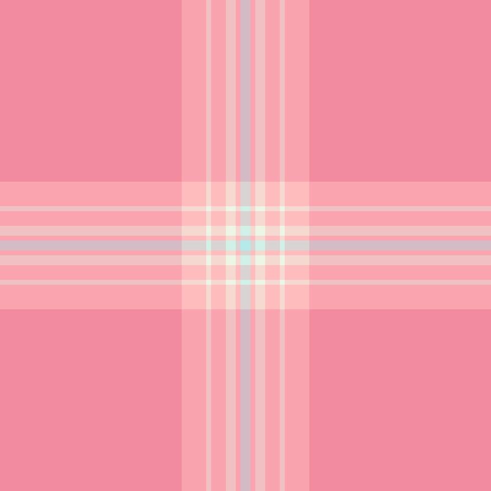 Youth background tartan fabric, finish pattern seamless plaid. Row check textile texture in red and light colors. vector