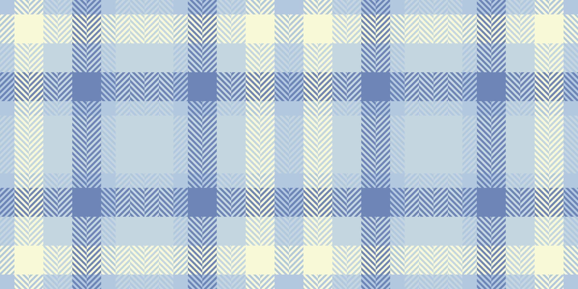 Elegant pastel blue and cream herringbone plaid pattern. Perfect for textile design, apparel, home decor, or website backgrounds. Subtle texture adds visual interest. Seamless repeat design. vector