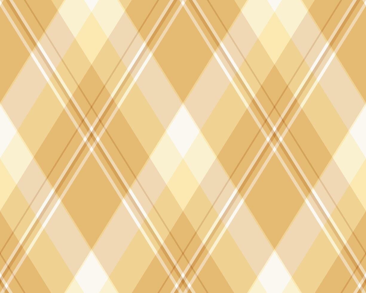 Elegant beige and white diagonal plaid pattern. Perfect for textile design, website backgrounds, or creating a sophisticated aesthetic. vector