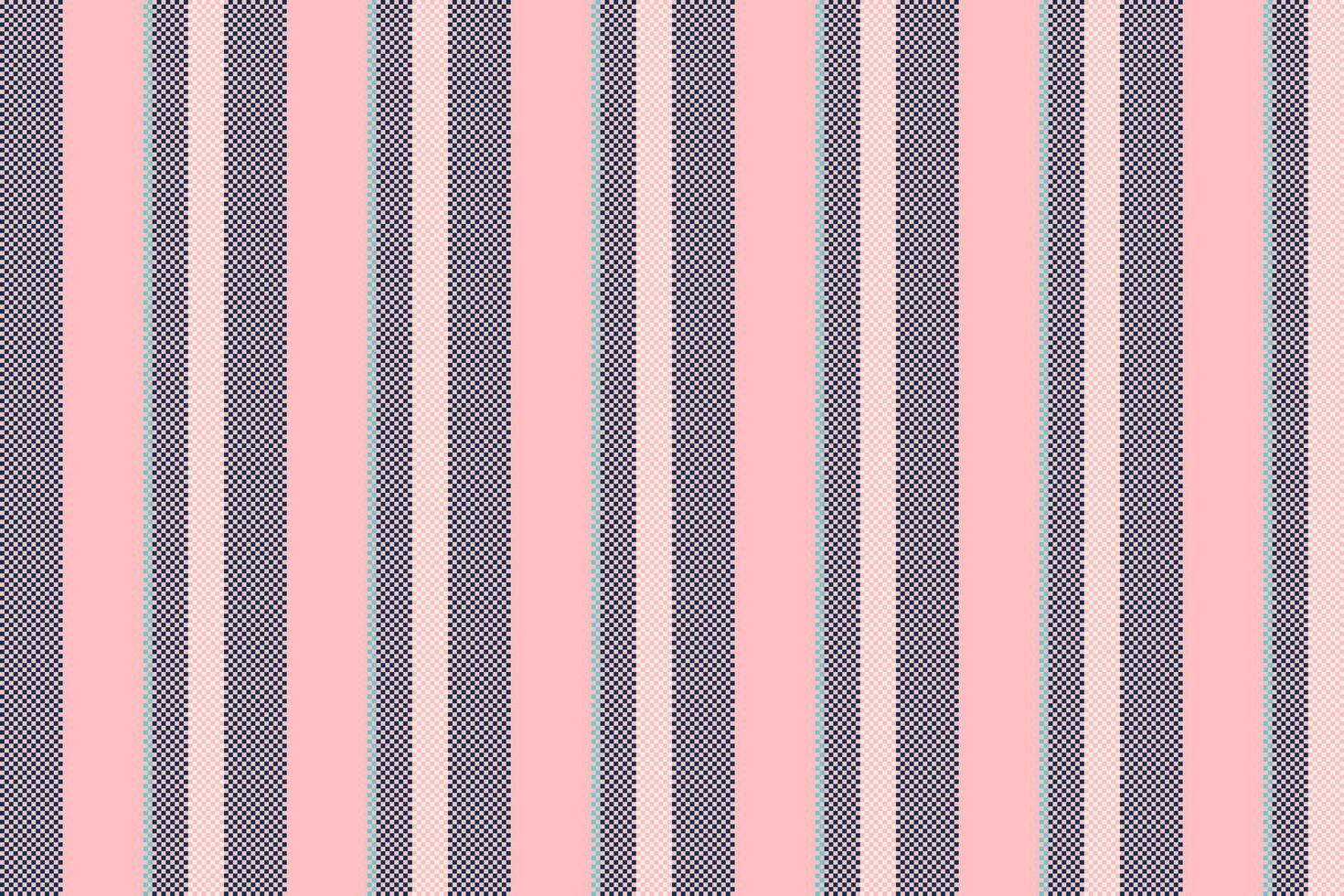 Printing seamless fabric pattern, short lines texture vertical. Tailor textile background stripe in light and cyan colors. vector