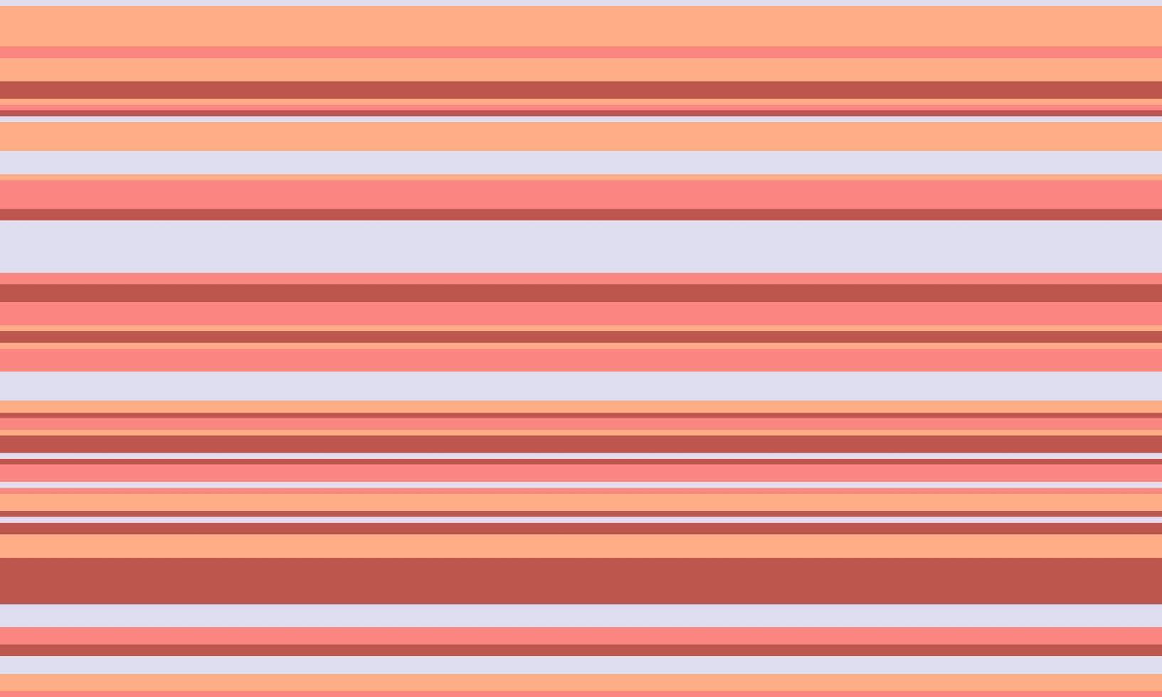 Horizontal pastel stripes in peach, coral, and terracotta create a soft, calming pattern ideal for websites, backgrounds, or textile designs. vector
