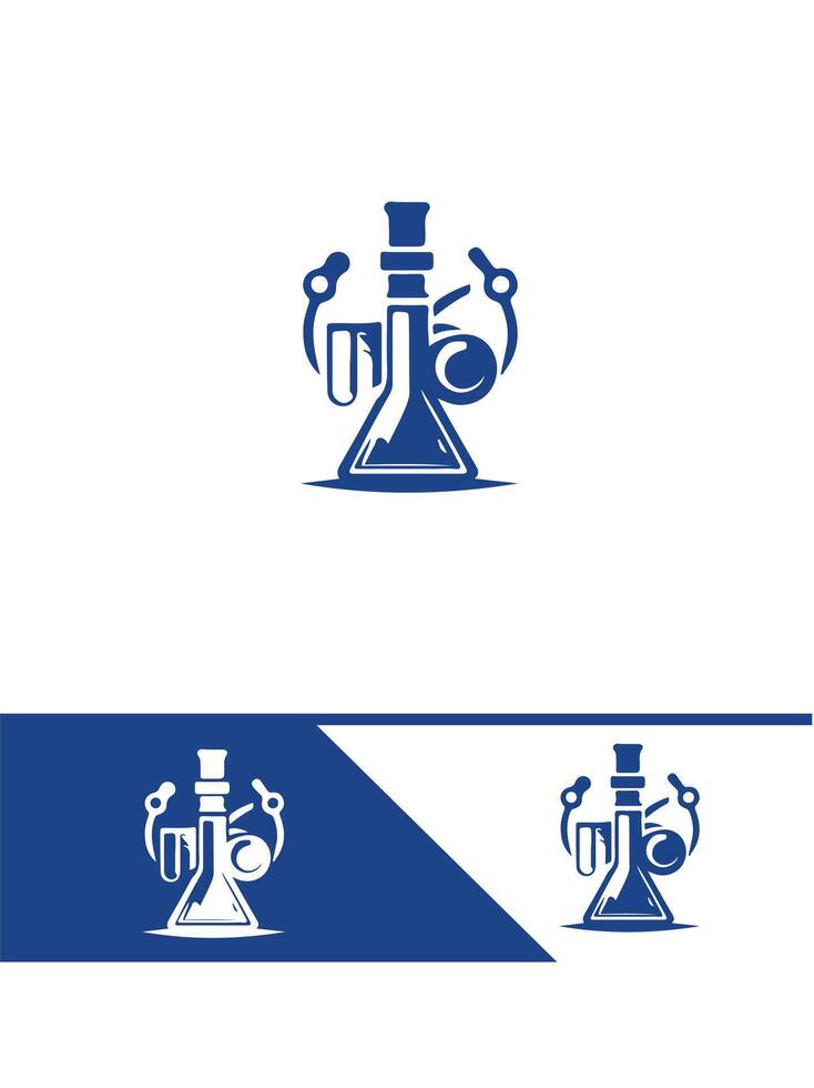 The Research Vault lab logo vector