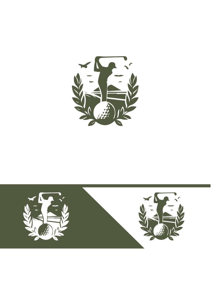 The Golf Studio golf logo vector