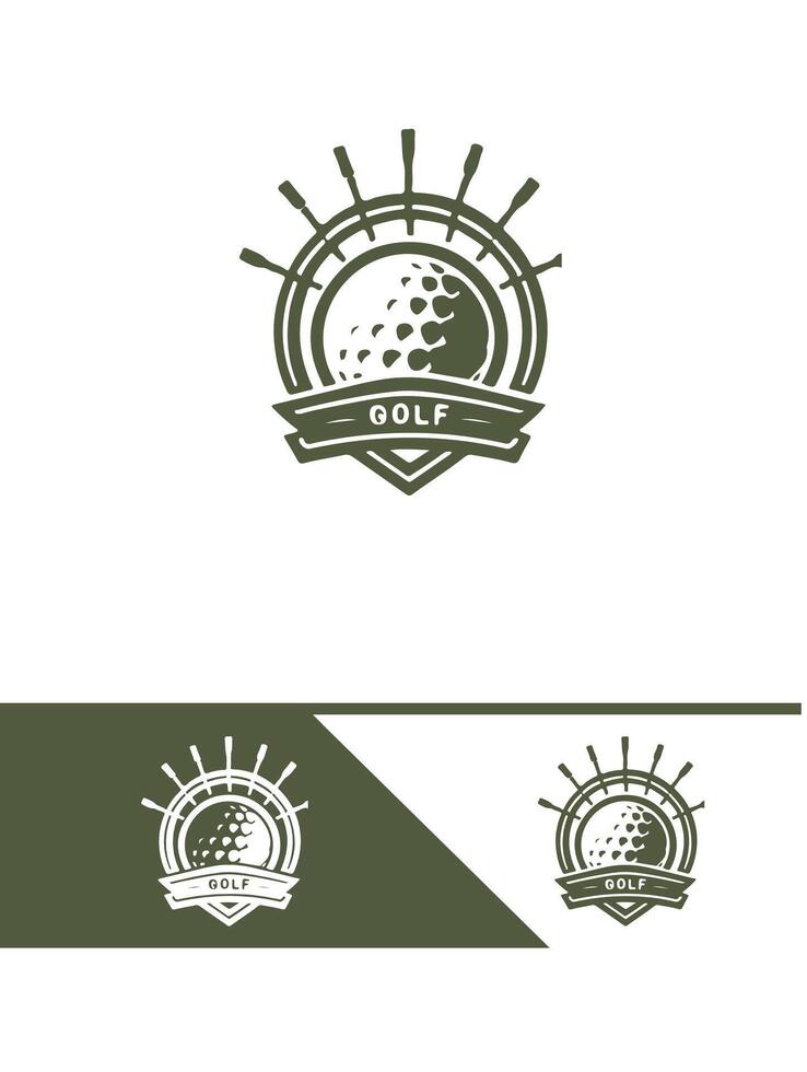 Parfect Golf golf logo vector