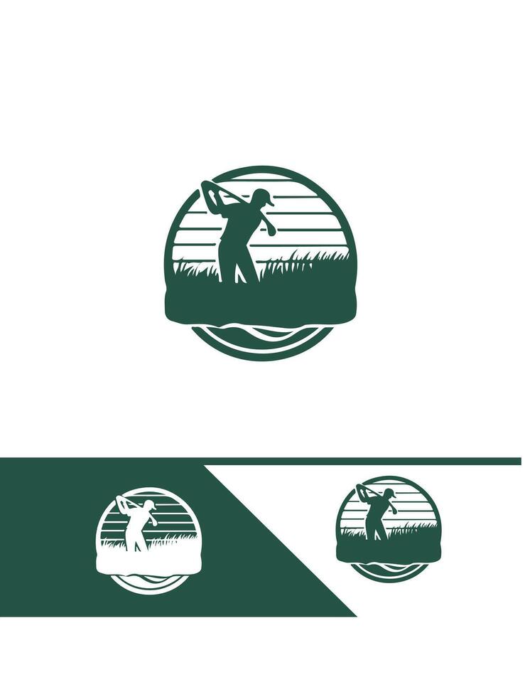 Eagles Nest Golf golf logo vector
