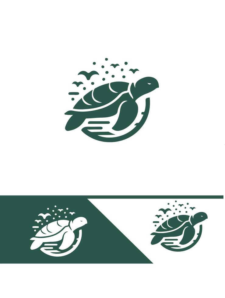 Turtle Drift Turtle logo vector
