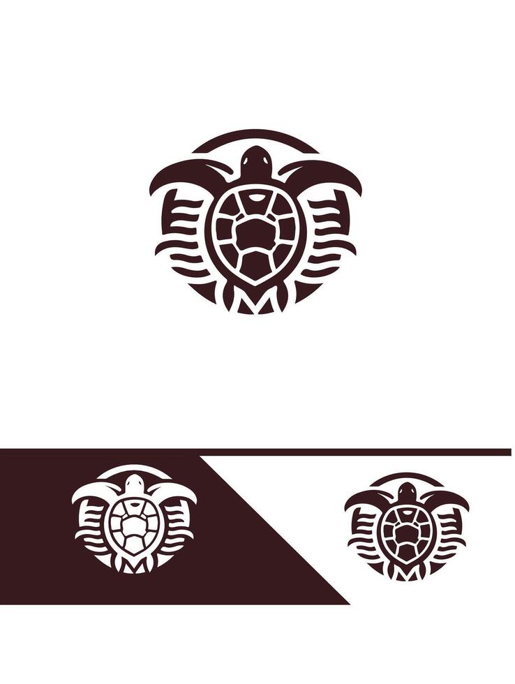 The Shell Station Turtle logo vector