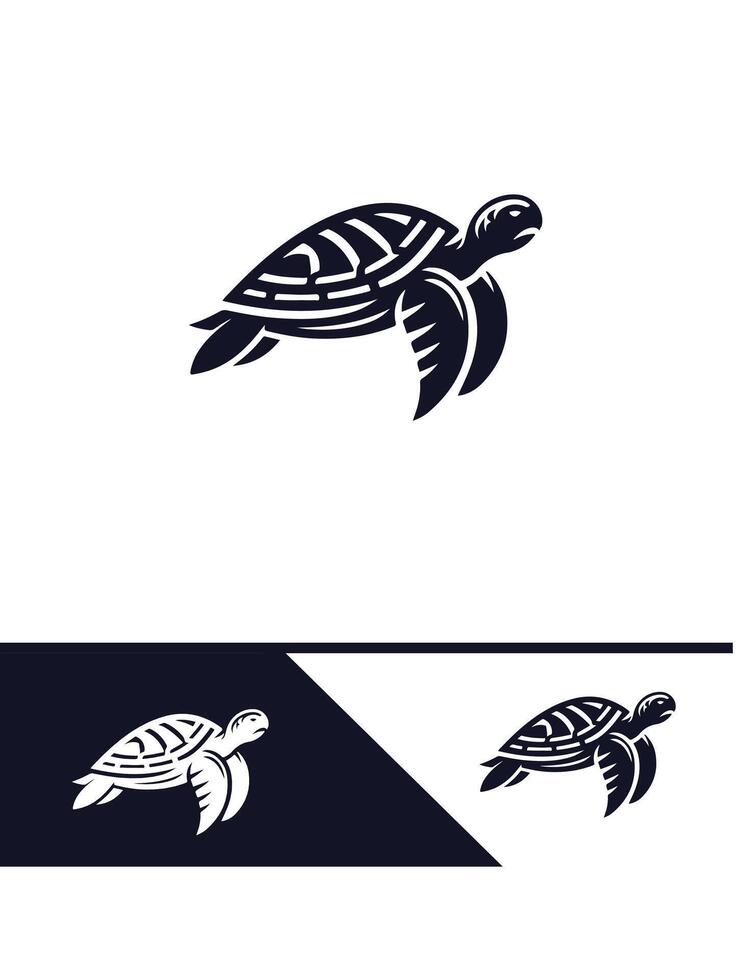 Shelled Moments Turtle logo vector