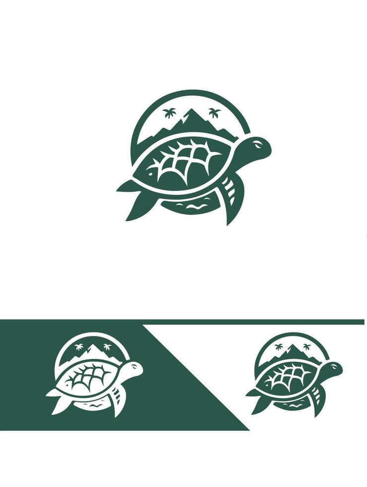 The Turtle Hut Turtle logo vector