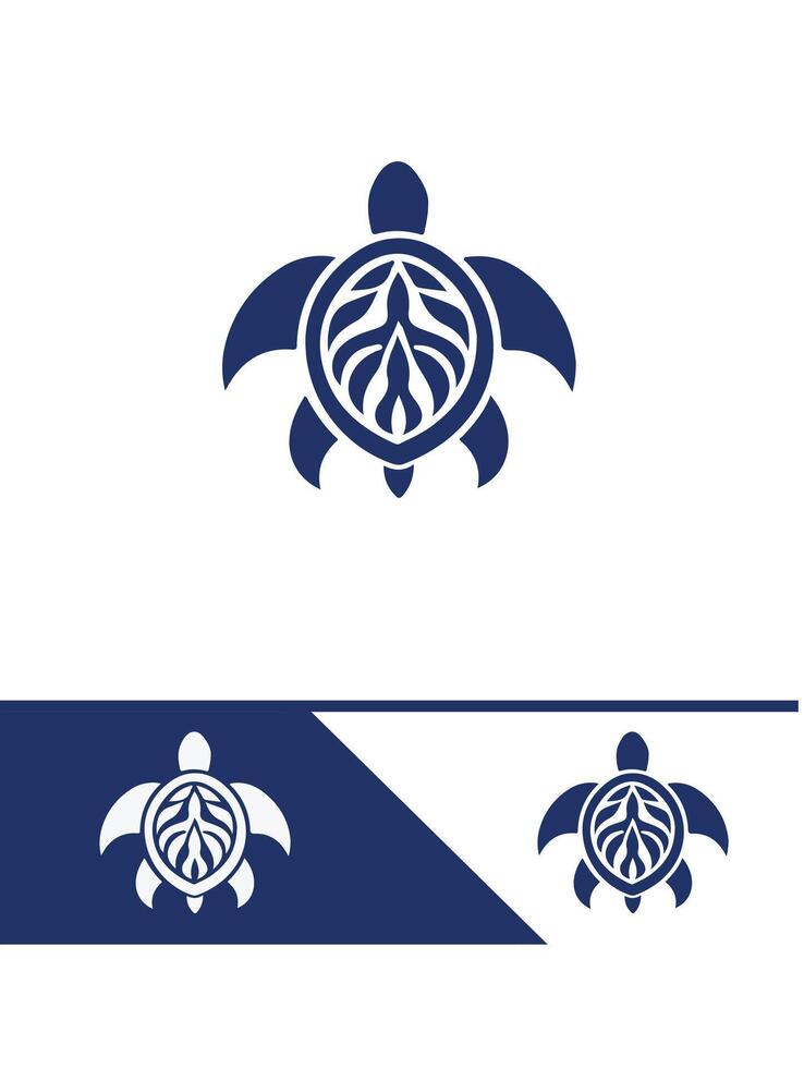 The Turtles Path Turtle logo vector